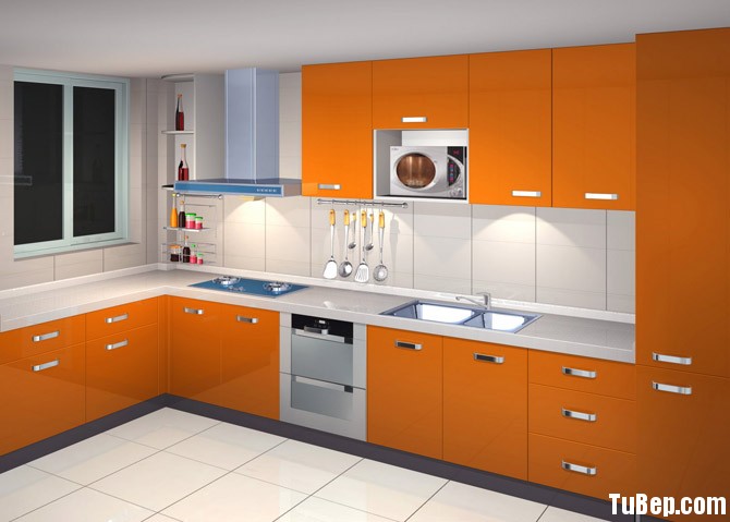 kitchen cabinets refacing Tủ bếp gỗ Acrylic TBT0089