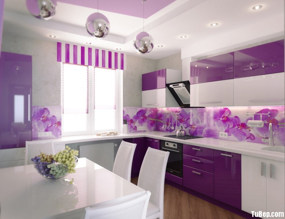 Modern Kitchen Painting and Decorating 940x723 Tủ bếp acrylic TBN0076 