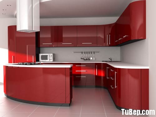 acrylic đỏ Tủ bếp Acrylic TBT0364