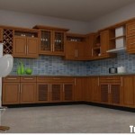 Tủ bếp gỗ xoan đào – TBB080