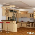 Tủ bếp gỗ Sồi Nga – TBB282