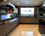 Tủ bếp tự nhiên- công nghiệp – TBN658
