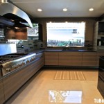Tủ bếp tự nhiên  công nghiệp – TBN658
