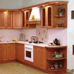 Tủ bếp gỗ xoan đào – TBB619