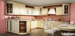 Tủ bếp gỗ Sồi sơn men trắng – TBB570