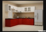 Tủ bếp gỗ công nghiệp Acrylic – TBB571
