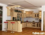 Tủ bếp gỗ Sồi Nga – TBB596