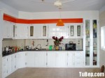Tủ bếp Acrylic màu trắng chữ L TBT0752