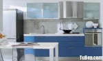 Tủ bếp Acrylic màu xanh chữ I TBT0745