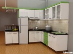 Tủ bếp Acrylic trắng chữ L TBT0809