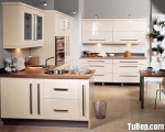 Tủ bếp Acrylic màu trắng chữ U – TBB741