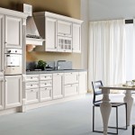 Tủ bếp gỗ Sồi sơn men trắng chữ I   TBB0907
