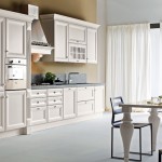 Tủ bếp gỗ Sồi tự nhiên sơn men trắng chữ I   TBB1016