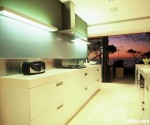 Tủ bếp Laminate + Acrylic chữ I – TBN1690