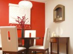 Phòng ăn ấn tượng và ấm áp với gam màu Tangerine Tango