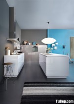 Tủ bếp Laminate + Acrylic đơn giản  – TBN2051
