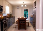 Tủ bếp gỗ Sồi chữ I cho không gian bếp nhỏ – TBN2098