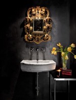 Phòng tắm huyền bí theo phong cách gothic