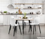 Tủ bếp nhựa Picomat cao cấp màu trắng hiện đại – TBN3837
