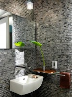 Mẫu thiết kế tường và gạch cực chất cho phòng tắm