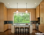 Tủ bếp gỗ Laminate thiết kế cho không gian bếp thoáng mát– TBT2741