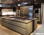 Tủ bếp gỗ Laminate chữ L kết hợp với thiết bị bếp cao cấp – TBT2761