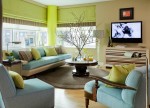 Những cách phối màu ấn tượng cho không gian phòng khách