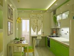Những mẫu thiết kế phòng bếp màu xanh mát mắt cho mùa hè
