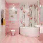 Những mẫu phòng tắm đầy nữ tính với sắc hồng tươi dịu mát