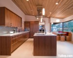 Tủ bếp gỗ Laminate thiết kế hiện đại phong cách Châu Âu – TBT3121