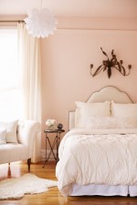 Phòng ngủ màu hồng đào ngọt ngào lãng mạn say đắm lòng người