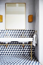 Chọn gạch lát cho phòng tắm mang phong cách cổ điển thêm ấn tượng