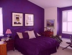 Những căn phòng ngủ màu tím đẹp lãng mạn, bay bổng