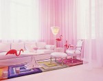 Những sắc màu ngọt ngào tô điểm cho không gian phòng khách