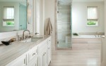 Phòng tắm theo kiểu minimalist không quá cầu kỳ mà vẫn toát lên vẻ tinh tế khó cưỡng