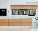 Tủ bếp gỗ Laminate thiết kế hiện đại với tông màu sắc đơn giản – TBT3731