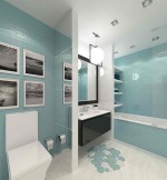 Những không gian phòng tắm đẹp mê mẩn với gam màu xanh ngọc