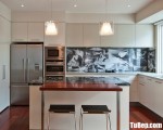 Tủ bếp gỗ Acrylic màu trắng sang trọng tinh tế – TBT3284