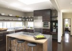 Phong cách thiết kế nội thất phòng bếp mở cho nhà thông thoáng