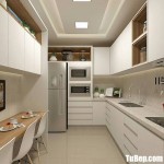 Tủ bếp chất liệu Acrylic hiện đại – TBN8270